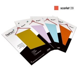 Krāsains papīrs IMAGE COLORACTION 80g/m2, A4 50 loksnes/iepak., koraļļu sarkanā krāsā (Nr.28) - 100-00102