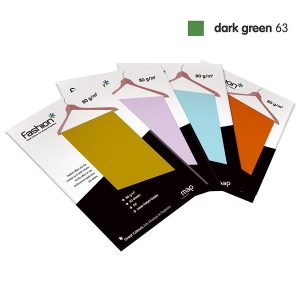 Krāsains papīrs IMAGE COLORACTION 80g/m2, A4 50 loksnes/iepak. tumši zaļā krāsā (Nr.63) - 100-00113