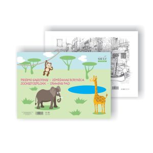 Zīmēšanas albums SMLT A3 formāts, 20 lapas,120 g/m2 - 100-00251