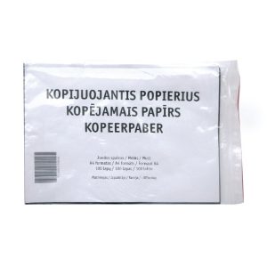 Kopējamais papīrs A4, 100 loksnes/iepak., melnā krāsā - 100-00311