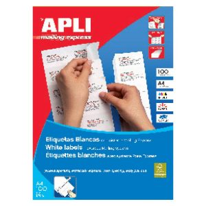 Uzlīmes APLI ILC ar izmēru 70x37mm, 100 loksnes/24 uzlīmes loksnē (3135) - 100-00352