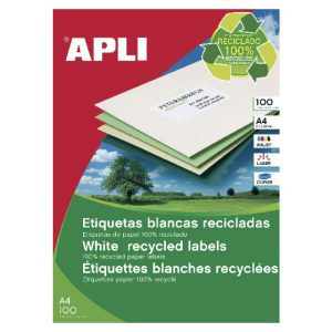 Uzlīmes APLI ILC ar izmēru 70x37mm, 100 loksnes/24 uzlīmes loksnē - 100-00435