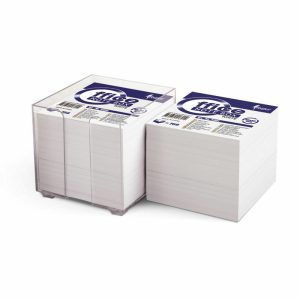 Piezīmju papīrs FORPUS ar kārbu, 9x9cm, 800 lapas baltā krāsā