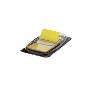 Pašlīpošie indeksi POST-IT 25.4x43.2mm, 50 lapiņas dzeltenā krāsā - 100-00985