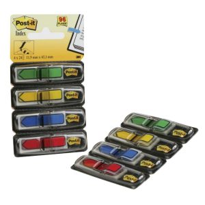 Pašlīpošie indeksi POST-IT 4 krāsas bultas veidā - 100-01007