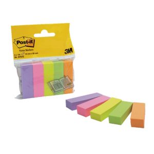 Pašlīpošie indeksi POST-IT 15x50mm, 5 krāsas, papīra - 100-01018