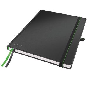 Piezīmju grāmatiņa  LEITZ COMPLETE Ipad formāts, 80 lapas, rūtiņu, melna - 100-05103