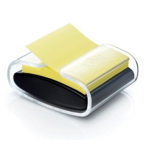 Turētājs Z-veida līmlapiņām POST-IT PRO melns-caurspīdīgs - 100-05655