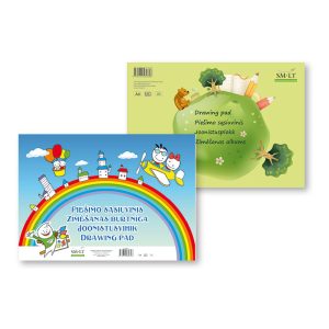 Zīmēšanas albums SMLT A4, 80 g/m2, 20 loksnes - 100-06860
