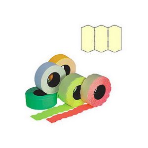 Marķēšanas pistoļu uzlīmes 26x16mm, baltas, 5 gab./iepak. - 100-07450