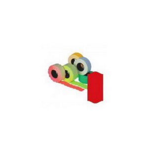 Marķēšanas pistoļu uzlīmes 22x12mm, sarkani, 5 gab./iepak. - 100-07451