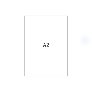 Papīrs rasēšanai Kreska ar izmēru 610x430 mm, 170 g/m2, 20 gab./iepak. - 100-07670