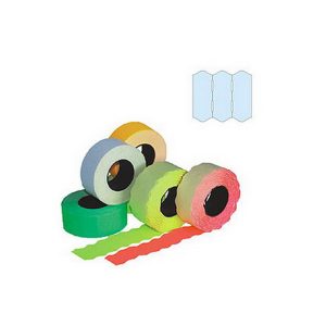 Marķēšanas pistoļu uzlīmes 26x12 mm, 5 gab., baltas - 100-07932