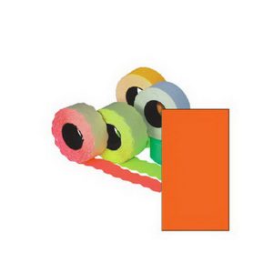 Marķēšanas pistoļu uzlīmes kvadrātiņi 26x16 mm, 5 gab., oranžas - 100-07934