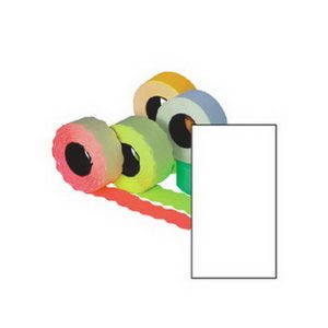 Marķēšanas pistoļu uzlīmes kvadrātiņi 26x16 mm, 5 gab., baltas - 100-07935