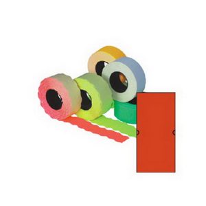 Marķēšanas pistoļu uzlīmes kvadrātiņi 21.5x12 mm, 5 gab., sarkanas - 100-07939