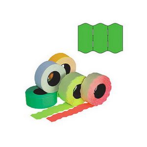 Marķēšanas pistoļu uzlīmes 26x16 mm, 5 gab., zaļas - 100-07946