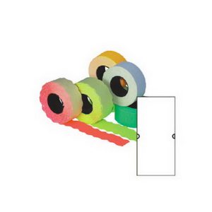 Marķēšanas pistoļu uzlīmes kvadrātiņim 21.5x12 mm, 5 gab.,  baltas - 100-07950