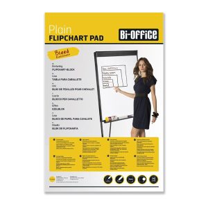 Flipchart block BI-OFFICE 95x65 cm, 50 sheets, white - 100-09154