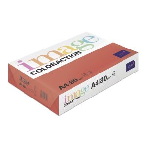 Krāsains papīrs IMAGE COLORACTION, 80g, A4, krāsa Chile/Tumši sarkana - 100-10038