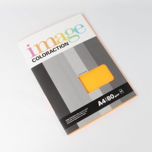 Krāsains papīrs IMAGE COLORACTION, A4, 80 gsm, 50 loksnes, ACAPULCO / NEON ORANGE - 100-10274