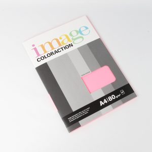 Krāsains papīrs IMAGE COLORACTION, A4, 80 gsm, 50 loksnes, MALIBU / NEON PINK - 100-10280