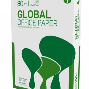 Papīrs Global A4 80g/m2  500 loksnes/iepakojumā - 100-10402