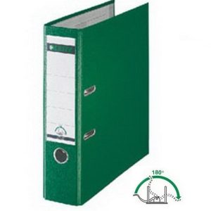 Mape-reģistrs LEITZ  180°,  A4, 80mm, zaļa - 150-00060