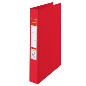 Mape ESSELTE VIVIDA ar 2 gredzeniem, FCS, A4 formāts, 25mm, sarkana  (14451) - 150-00147