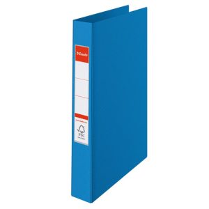 Mape ESSELTE VIVIDA ar 4 gredzeniem, FCS, A4 formāts, 25mm, zila (14460) - 150-00154