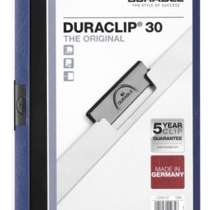 Mape DURABLE DURACLIP® Original 30, A4 formāts, tumši zila - 150-00360