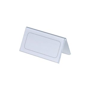 Galda personas karte Durable caurspīdīga, 52/104x100 mm - 150-00766