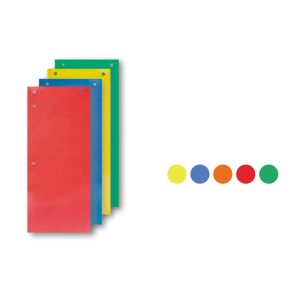 Sadalītājs dokumentiem SMLT, kartona, 50 loksnes, sarkanā krāsā (SK-D-SP/R) - 150-00912