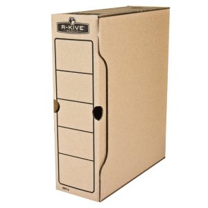 Arhīva kārba Fellowes A4 formāts, 260 x 100 x 325 mm, no brūna gofrēta - 150-01171