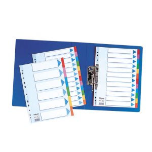 Sadalītājs dokumentiem Esselte, kartona,,A4 formāts, 1-12 krāsains - 150-02042