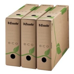 Arhīva kārba ESSELTE, A4 formāts, 80 mm, 327 x 80 x 233 mm, no pārstrādātiem materiāliem - 150-02060