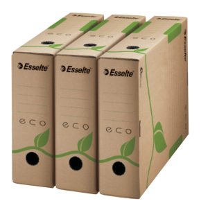 Arhīva kārba ESSELTE, A4 formāts, 100 mm, no pārstrādātiem materiāliem - 150-02061