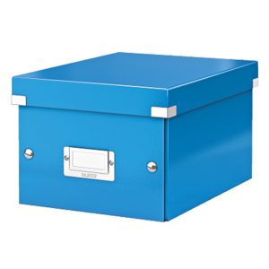Arhīva kārba LEITZ CLICK'N'STORE WOW, A5, 160 x 220 x 282 mm, gaiši zila krāsa - 150-02115