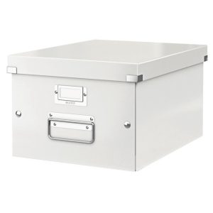 Arhīva kārba LEITZ CLICK'N'STORE WOW, A4, 200 x 281 x 370 mm, perlamutra krāsā - 150-02141