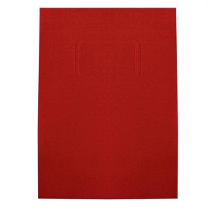 Mape ar iekšējām kabatām SMLT, 237x318 mm, sarkanā krāsā - 150-02250