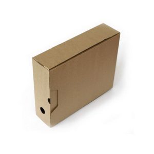 Arhīva kārba SMLT, 247 x 82 x 305 mm brūna/brūna, atloka platums 59 mm - 150-02720