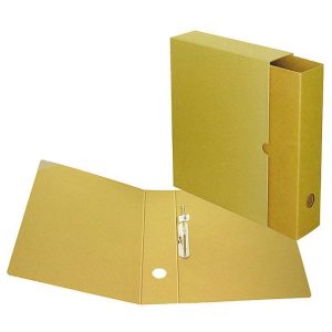 Mape-reģistrs SMLT ar kārbu A4, 70 mm, 235 x 70 x 310 mm,  brūnā krāsa - 150-02783