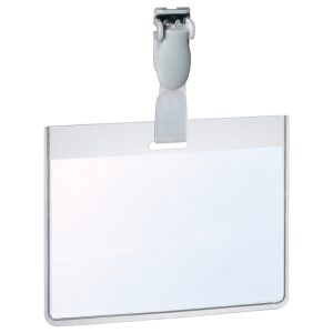 Personas karte Durable ar plastmasas klipsi un izmēru 90x60 mm horizontāla, 25 gab./iepak. - 150-02940