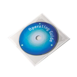 Pašlīpošas kabatas CD/DVD diskiem Durable, 10 gab./iepak. - 150-02946