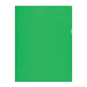 Dokumentu mape-stūrītis A4, matēta, zaļa, 115 mik.