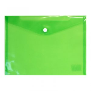 Mape-aploksne ar pogu ELLER PP, A4 formāts, gaiši zaļā krāsa - 150-03055