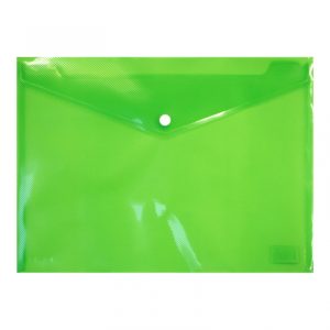 Mape-aploksne ar pogu ELLER PP, A5 formāts, gaiši zaļā krāsa - 150-03076