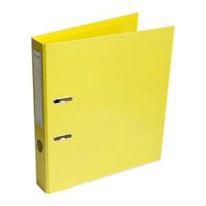 Mape-reģistrs ELLER A4 formāts, 50mm, dzeltena, apakšējā mala ar metālu - 150-03141
