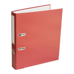 Mape-reģistrs ELLER Eko A4 formāts, 50mm, sarkans, apakšējā mala ar metālu - 150-03171