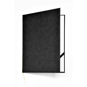 Mape apsveikumiem ARGO ROYAL , 220 x 310 mm, melnā krāsā - 150-03279
